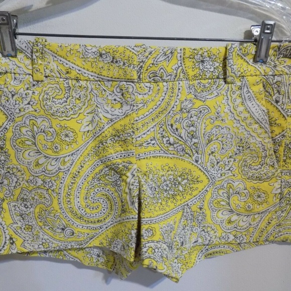 J. Crew Pants - J. CREW Paisley Print Shorts, 4 NEW